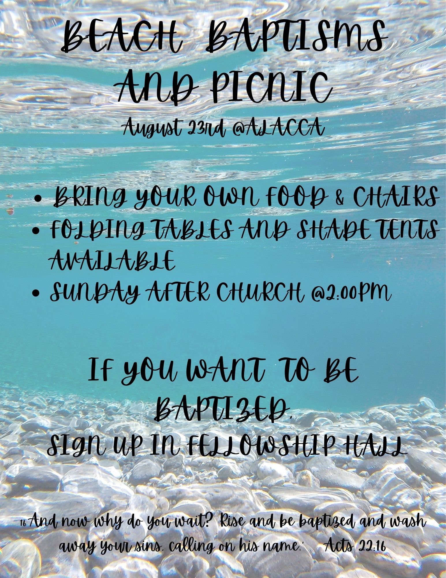 Beach Baptisms